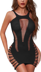 Famstar Sexy Lingerie for Women Naughty Fishnet Lingerie Set Bodysuit Outfits Teddy Babydoll Erotic Mesh Women’s Outfits