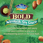 Blue Diamond Almonds, Bold Wasabi & Soy Sauce Flavored Snack Nuts, Bulk Bag, Pantry Staple, GMO-Free, Great for Parties, Lunch, Events, Holiday, and Healthy Snacking, 25 Oz Resealable Bag (Pack of 1)