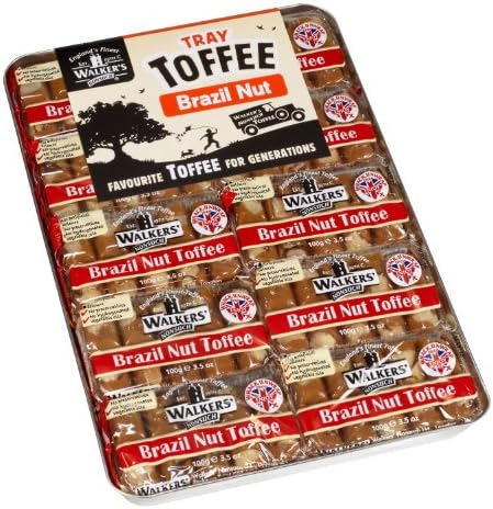Walkers Brazil Nut Toffee, 3.5-Ounce Packages (Pack of 10)
