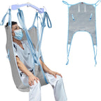 Full Body Patient Lift Sling, Lift Sling for Transfer and Positioning, Universal Transfer Sling, Medical Lifter Straps, Elderly Lift Assist Device