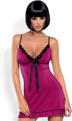 OBSESSIVE Women's FLAMENCO Chemise & Thong Sleepwear