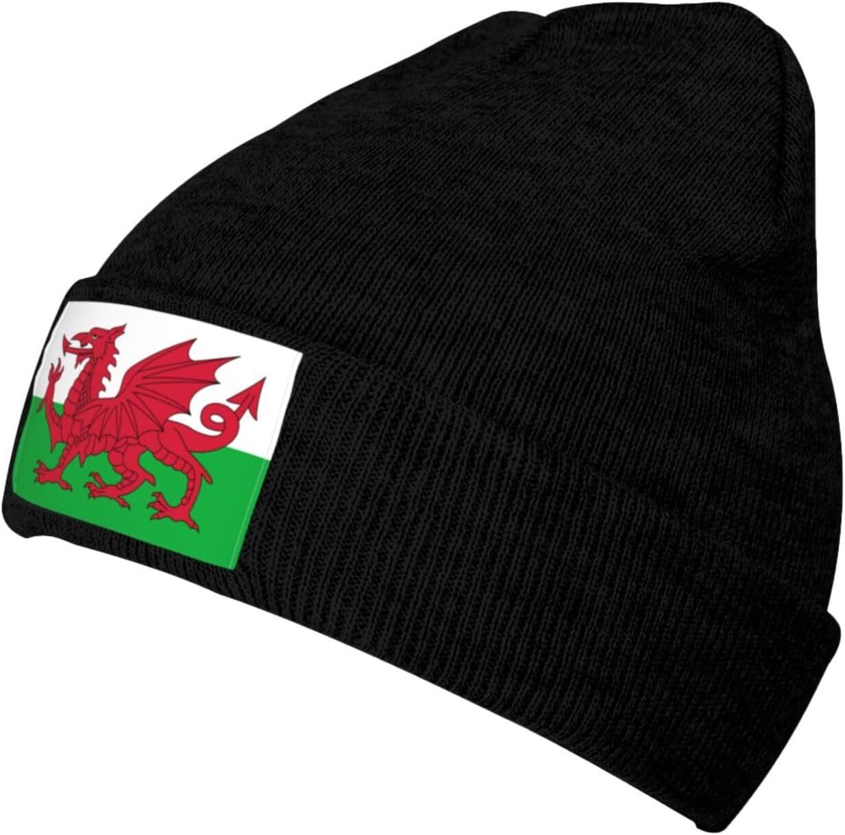 Flag Beanie Hat for Women Men Winter Warm Patriotic Knitted Hat Soft Stretchy Ski Beanie Cap Unisex Skull Caps