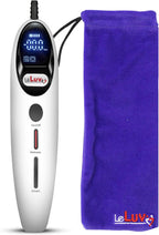 LeLuv Magna LCD Smart Handheld Electric Vacuum Pump Handle — USB-Rechargeable Precision Vacuum Controller with Manual & Smart Modes, Release Safety, Professional Vaccum Tool - Smooth White Silicone