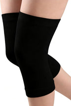 1 Pair Knee Compression Sleeves for Women & Men, Lightweight Thin Knee Sleeves for Knee Pain Relief, Knee Warmers Knee Brace Undersleeve Dancer Knee Pads, Knee Brace for Women Daily Use, Vendas Para Rodillas (Black, Large)