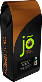 Colombia Jo: 12 oz, Organic Ground Gourmet Coffee, Medium Roast, Creamy Body, Fair Trade Certified, USDA Certified Organic, 100% Arabica, NON-GMO, Gluten Free, Gourmet Specialty Grade by Jo Coffee®