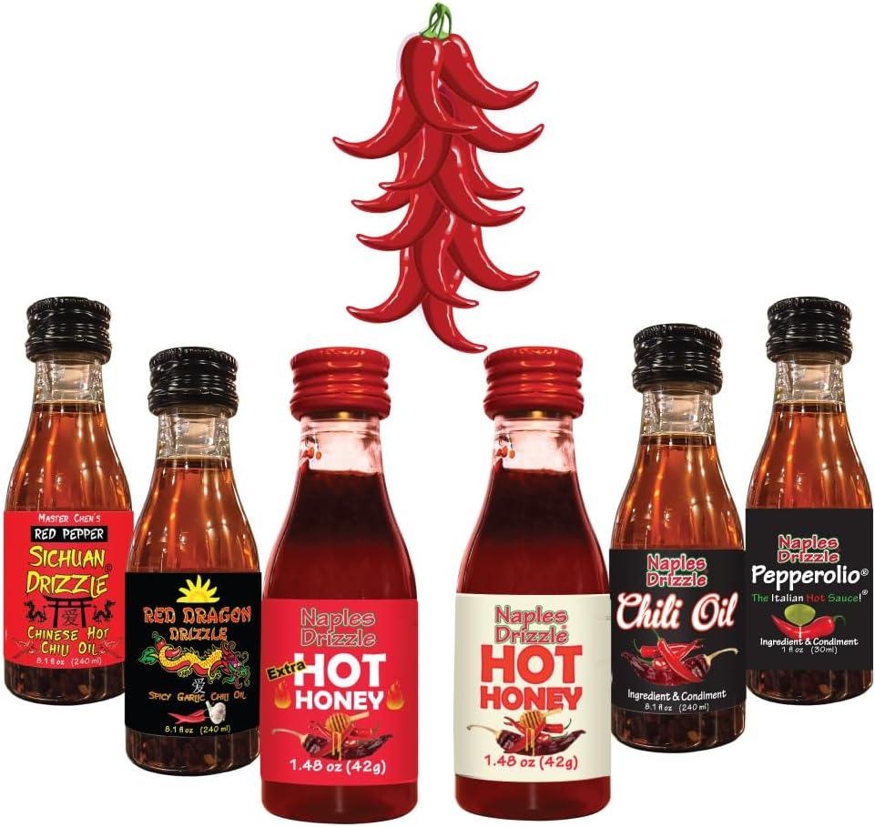 6-Pack Sampler Hot Honey & Chili Oil