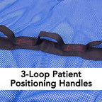 ProBasics Full Body Patient Lift Sling with Commode Opening - Four Point Mesh Sling for Patient Transfers - Supports up to 450 lbs. - Extra Large