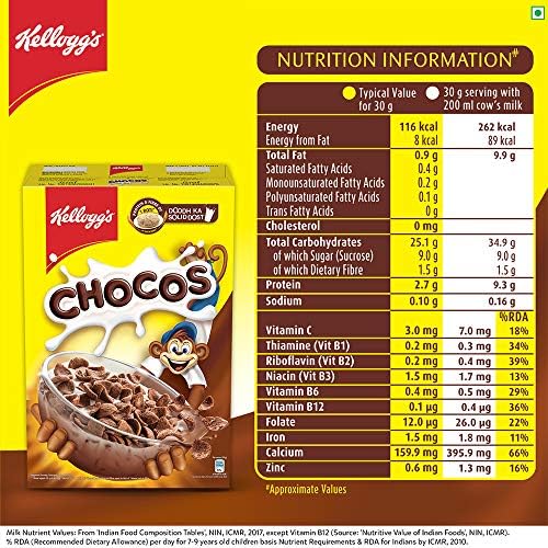 Kellogg's Kelloggs Chocos Whole Grain 375G