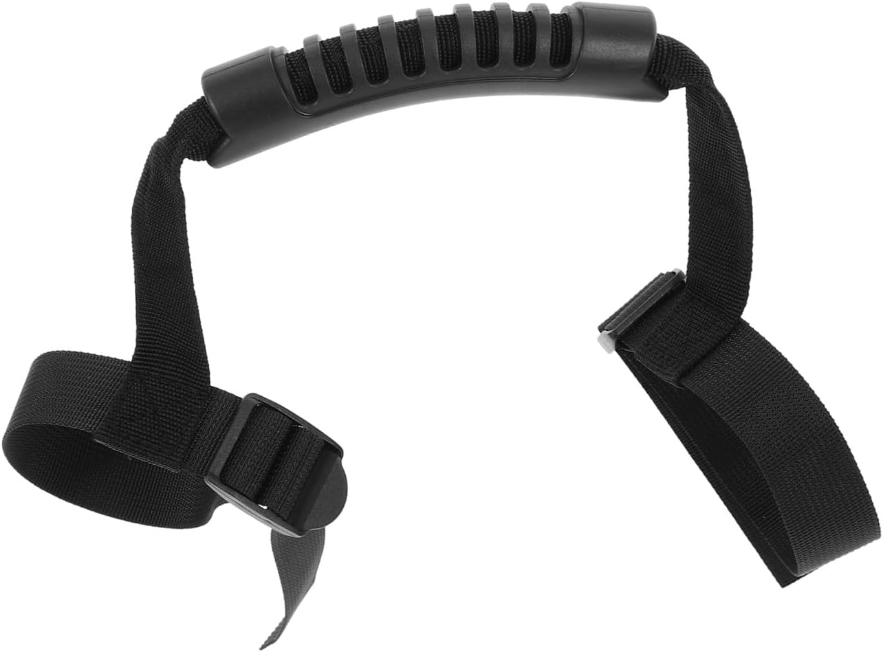 Vehicle Grab Handle Roll Bar Grip for Off-Road SUV Convertible Narrow Automotive Interior Replacement Handle with Hook and Loop Strap for Car Assistance