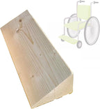 Wooden Threshold Ramps for Doorways, Porch Wheelchair Ramps, Non Slip Portable Home Entry Ramps, Wood Wheelchairs Ramp Kit for Home/Front Door/Yard (Size : 15x10x4cm)