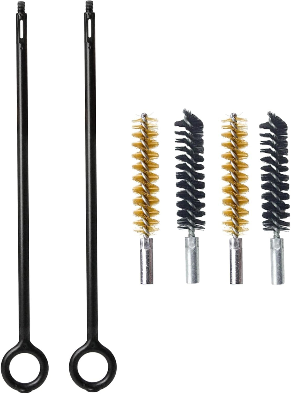 VicBre 2 Set 9mm Handgun Cleaning Kit Bronze Nylon Bore Brush with Nylon Cleaning Rod