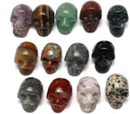 LHJ 7 Pcs Natural Stone Ornaments Crystal Décor Stone Figurines Carved Healing Statue Home Table Sculpture Cute Animal Decoration for Women Men Gift