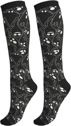 Compression Socks Women and Men 15-20mmHg-Circulation Support Socks for Athletic Running Cycling