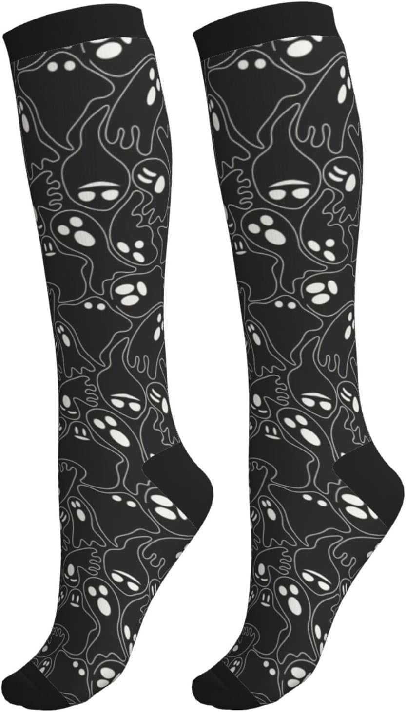 Compression Socks Women and Men 15-20mmHg-Circulation Support Socks for Athletic Running Cycling