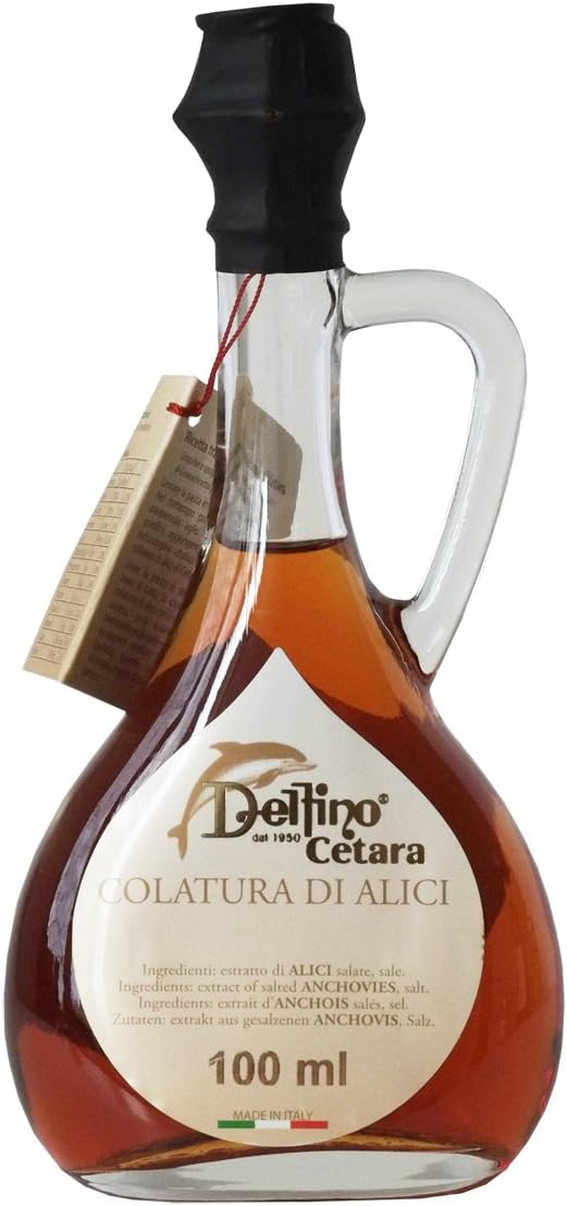 Delfino Cetara Colatura di Alici Anchovy Extract 100 ml - Pack of 2