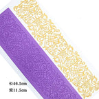 edible wedding lace cake silicone baking lace Mat fondant impression Texture lace decorating mold sugar craft icing candy imprint moulds craft