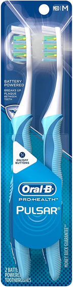 Oral-B Pulsar Vibrating Bristles Toothbrush, 4 Count - Medium (Colors May Vary)