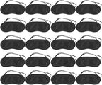 minkissy 20pcs Disposable Eye Masks Comfortable Sleep Masks for Travel Naps Rest Soft Eye Elastic Bands for Deep Sleep Relaxation Individually Packaged OPP Bags