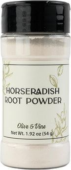 Olive & Vine Horseradish Root Powder, Spicy Kick, For Sauces & Marinades, Rich Tradition, Authentic Taste, For Global Recipes (1.92 Ounce)