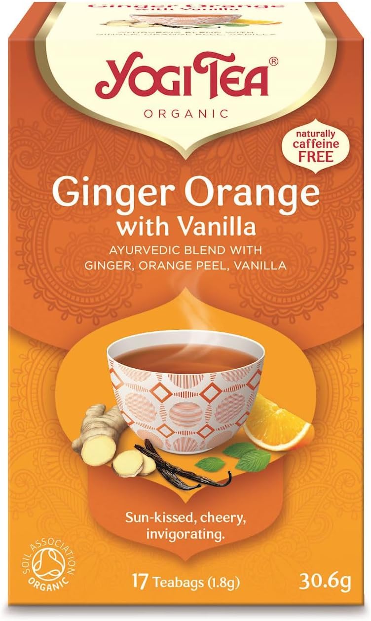 Yogi Organic Ginger Orange Tea with Vanilla