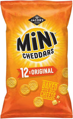 McVities Mini Cheddars 12 Pack 322g
