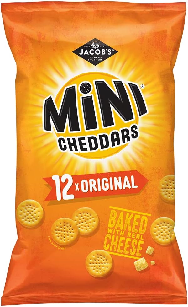 McVities Mini Cheddars 12 Pack 322g
