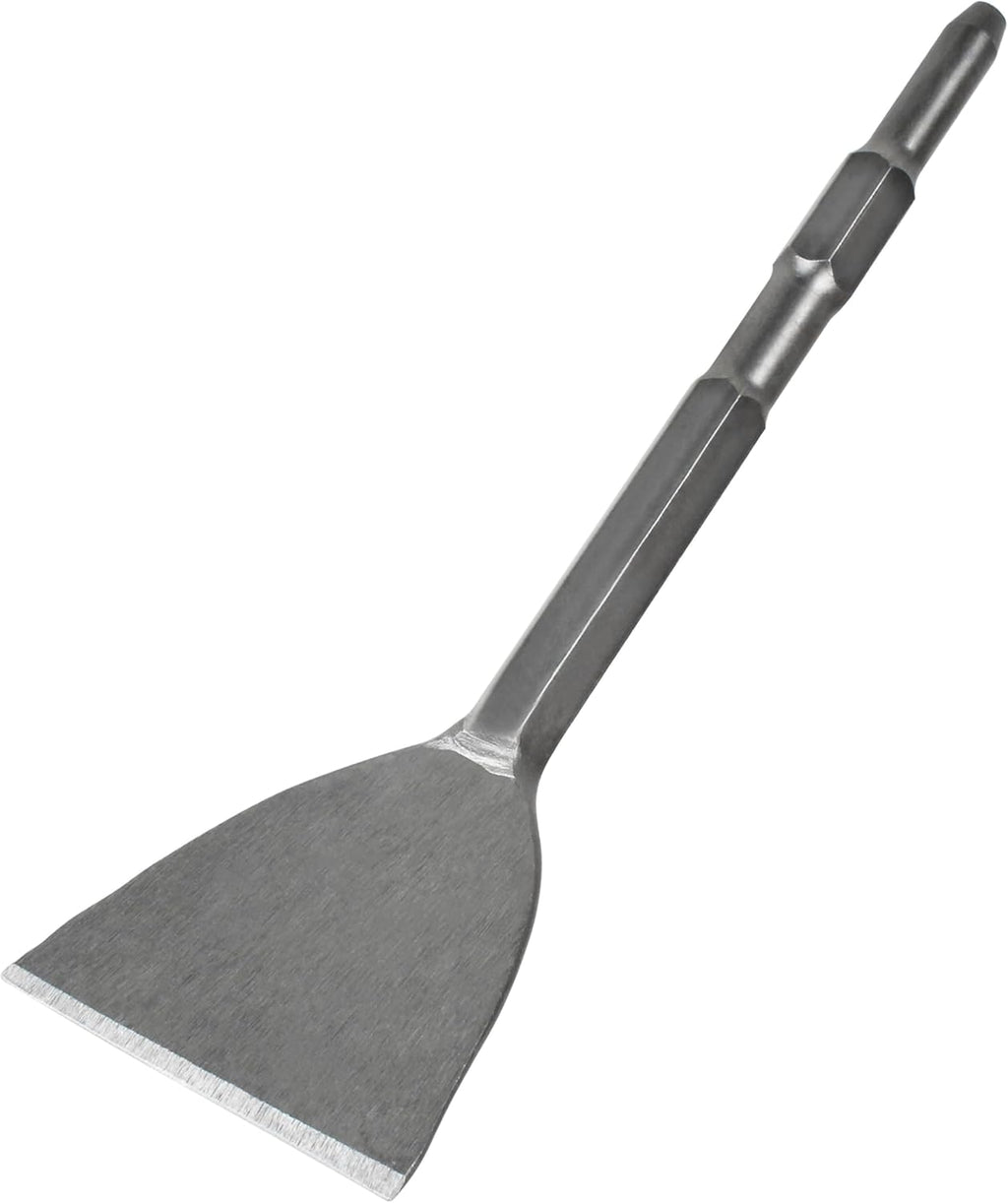 3-Inch Plus Tile Removal Chisel, 1 Pcs Wide Cranked Angled Bent Chisel - Heavy Duty Demolition Tool for Tile, Flooring & Masonry Removal 1 Pcs