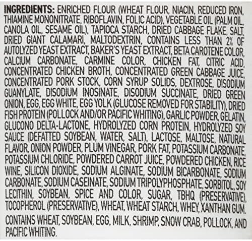 Nissin Cup Noodles Ramen Noodle Soup, Seafood, 2.68 Ounce (Pack of 6)