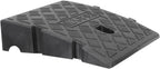 Portable Outdoor Plastic Slope Ramp Pad 10.43X10.03X2.75In Threshold Ramp with Anti-Skid Diamond Texture and Secure Screw Groove for Vehicle and Mobility Scooter Access
