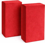Perfectware Red Disposable Paper Dinner Napkins, 2-Ply, 8.5" x 5" Folded, 100 Count, for Weddings, Parties and Holiday Events