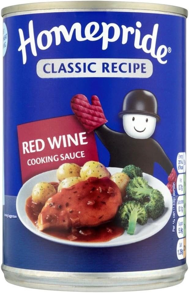 Homepride Red Wine Cooking Sauce (400g) - Pack of 2