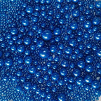 Sentovac Edible Royal Blue Pearl Sugar Sprinkles 4.23oz/ 120g Edible Candy Pearls for Decorating | Edible Cake Cupcake Sprinkles for Christmas | Cake Topper Decorations