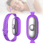Sleep Aid Device, Hand Micro-Current Sleep Instrument Anxiety Device, Portable Rechargeable Sleep Aid for Anxiety and Insomnia (Blue)