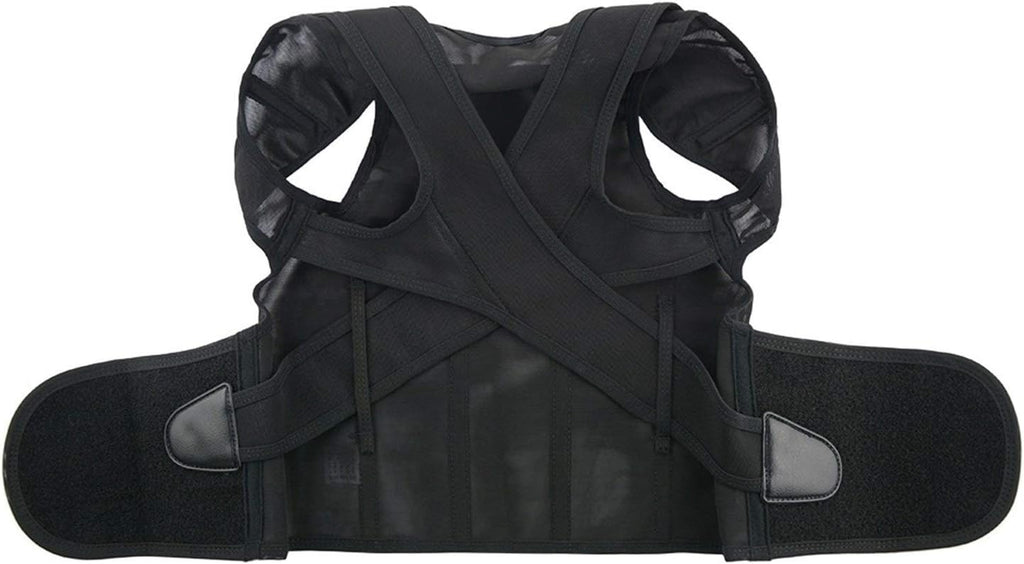 Orthopedic Corrector Corset for Children Back Brace Scoliosis Clavicle Support Belt Waist Trainer Unisex,Black-Small