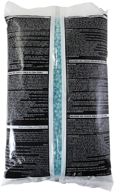 Waxness Spa Choice Aloe Vera Hard Wax Beads 2.2 lb / 1 kg