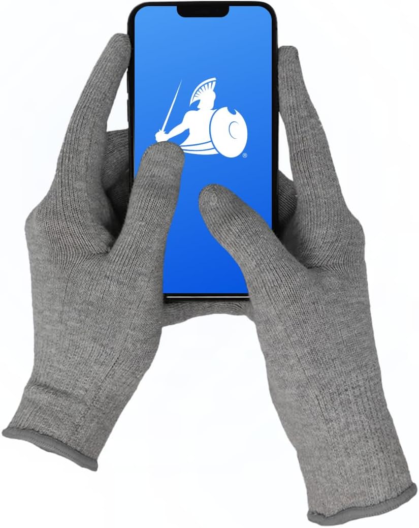 DefenderShield E M F Protection for Cell Phone Gloves – Computer & Cell Phone Touch Screen Gloves – Comfortable