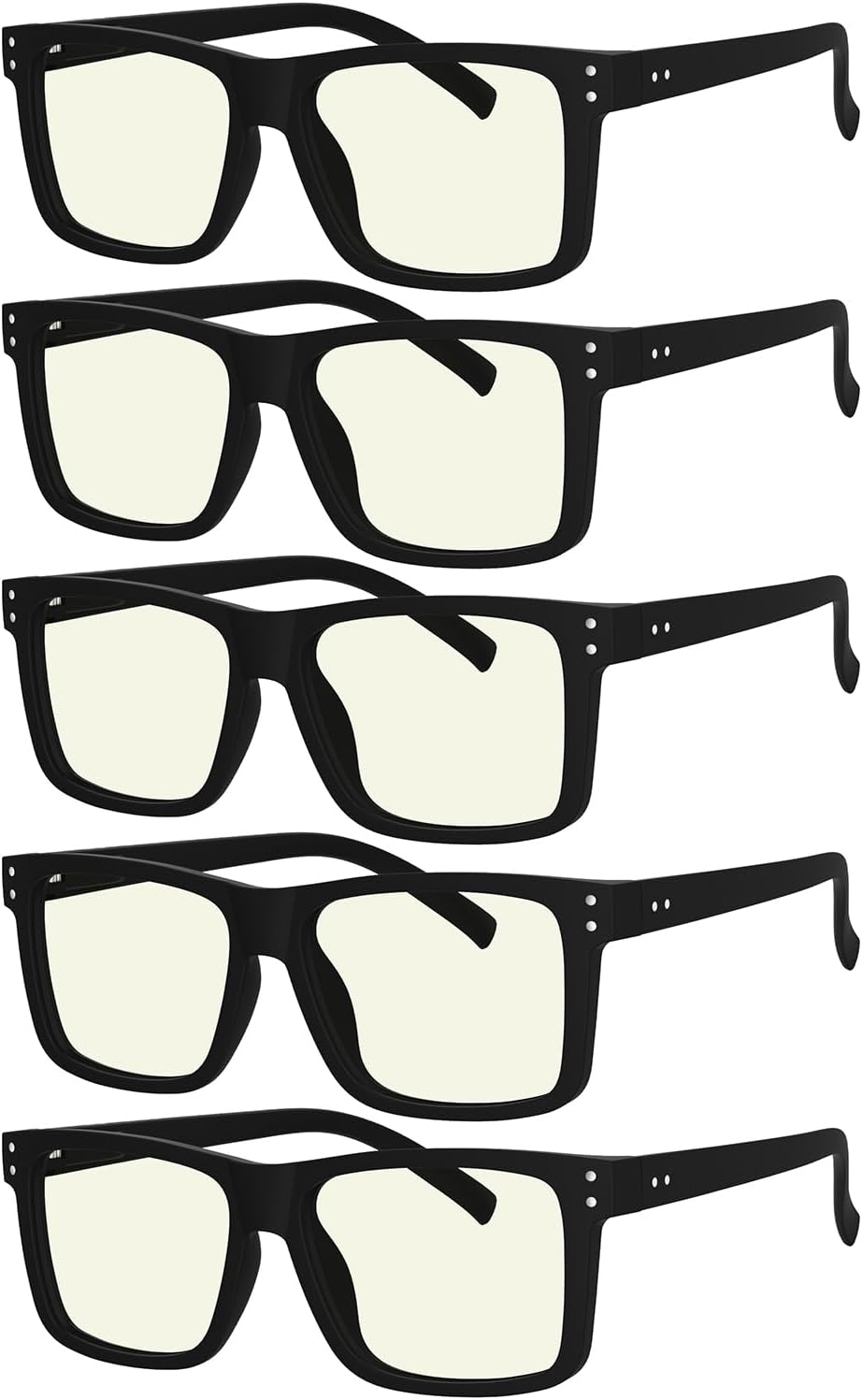 Eyekepper 5-pack Oversized Reading Glasses Blue Light Blocking Large Readers