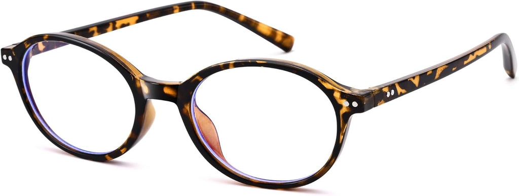 Pro Acme Blue Light Blocking Glasses for Women, Retro Oval Eyeglasses, Blue Light Blocker for Gaming/Computer/Screen/TV