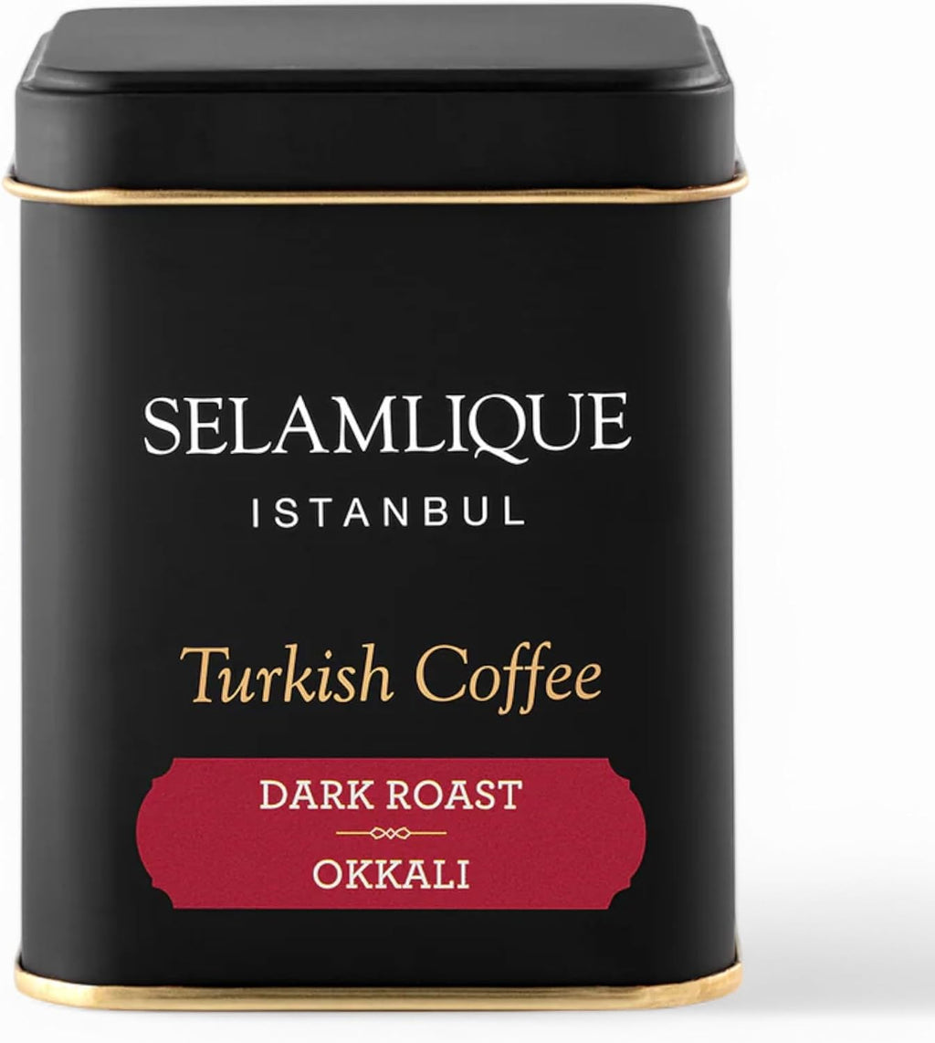 Selamlique Istanbul Turkish Coffee (4.40oz) Ultra Fine Ground (Dark Roast)
