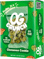 OG Crunch Chocolate, Novelty Chocolate that Looks Like Weed, Gag Gift, 100% Food, Great Prank Gift, Vegetarian Friendly, Non GMO, Natural Ingredients (40g, Cinnamon Cookie)
