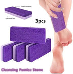3pcs Reusable Foot Pumice Sponge Stones, Exfoliator for Callus & Hard Skin Removal, Pedicure Scrubber & Manicure Tool