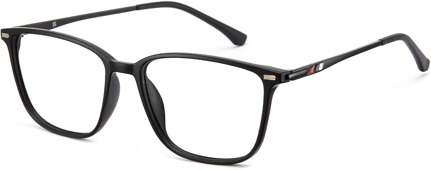 Cyxus Blue Light Blocking Glasses for Men and Women, Ultra Lightweight TR90 Metal Frame Computer Glasses for Gaming, Office, Reading, Digital Screen Protection 8208T02