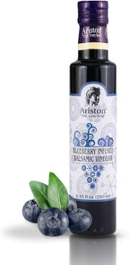 Ariston "The Very Best" Premium Balsamic Vinegar – Barrel Aged, Gourmet Quality, Product of Italy – Vegan, Gluten Free, GMO Free, No Added Sugar, All-Natural, 8.45 fl oz (250ml) Blueberry