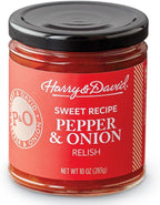 Harry & David Sweet Pepper & Onion Relish, Plant Based Condiment, Hamburger & Hot Dog Relish, Sandwich Spread Topping, Charcuterie Board Foods, 10Oz