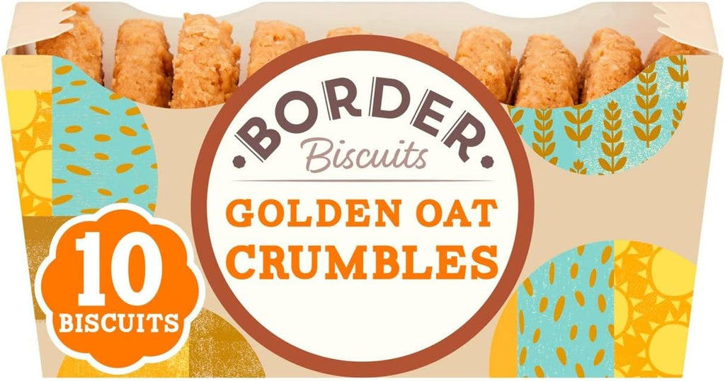 Border Golden Oat Crumbles Biscuits 150g (Pack of 6)