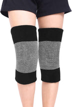 FakeFace Winter Soft Thermal Knee Braces Leg Warmers Cozy Warm Skiing Cycling Camping Runing Arthritis Tendonitis Knee Pads Leg Sleeves Support Protector for Men Women