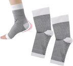 EXCEART Pressurized Ankle Support Sleeve Pair Breathable Compression Ankle Brace for Men Women Sports Running Walking Size L Xl