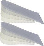 FRCOLOR 2pairs Invisible Height Increase Insoles Inserts for Sneakers Shoes Boots Lightweight Comfortable Foot for Men Women Thickness