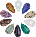 PH PandaHall Teardrop Shaped Natural Gemstone Cabochons