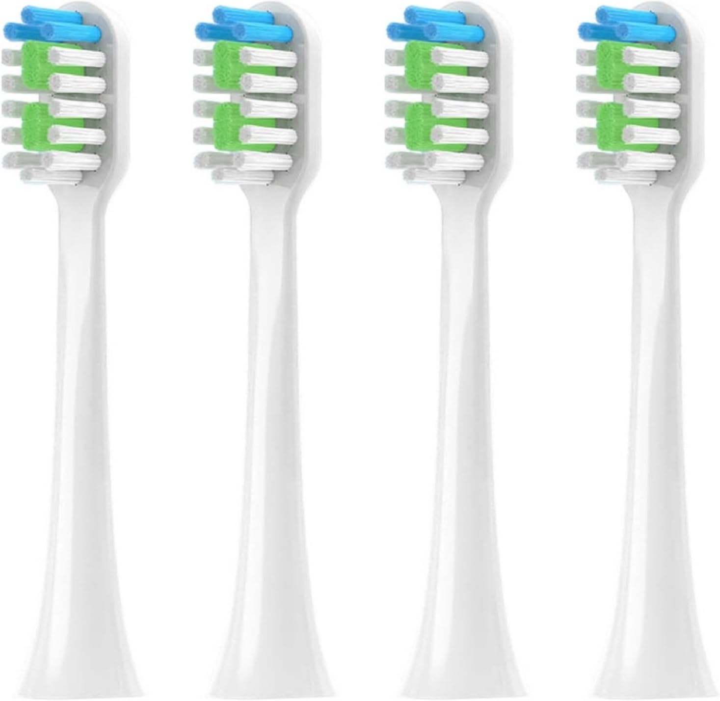 Replacement Toothbrush Heads,Compatible for Sarmocare S100 S200 S600 S700 S800 S900 S710 S820 S910 Electric for X100(4pcs White)